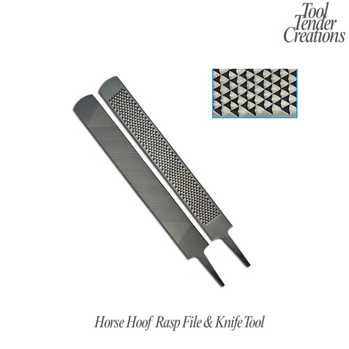 Horse hoof rasp file knife - horse,