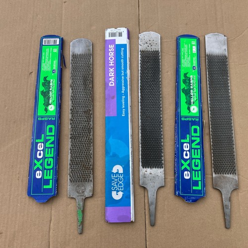 Hoof rasp farrier tool - rasp, set