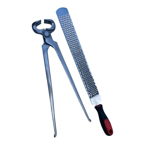 Hoof trimmer rasp set - &,